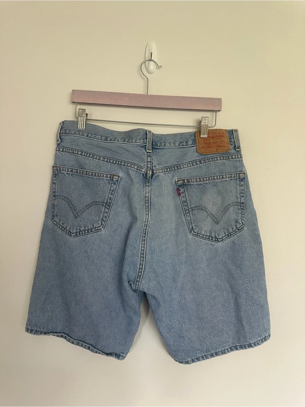 Levi’s 505 Regular Fit Denim Jorts Light Wash Size 36